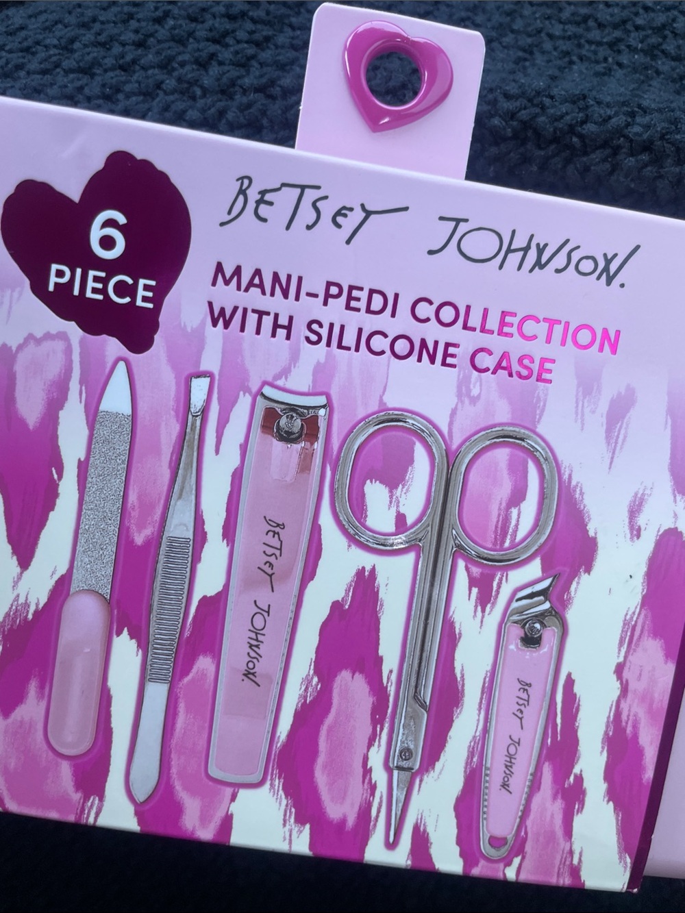 Betsey Johnson 6 piece Mani/Pedi Collection - Picture 2 of 3